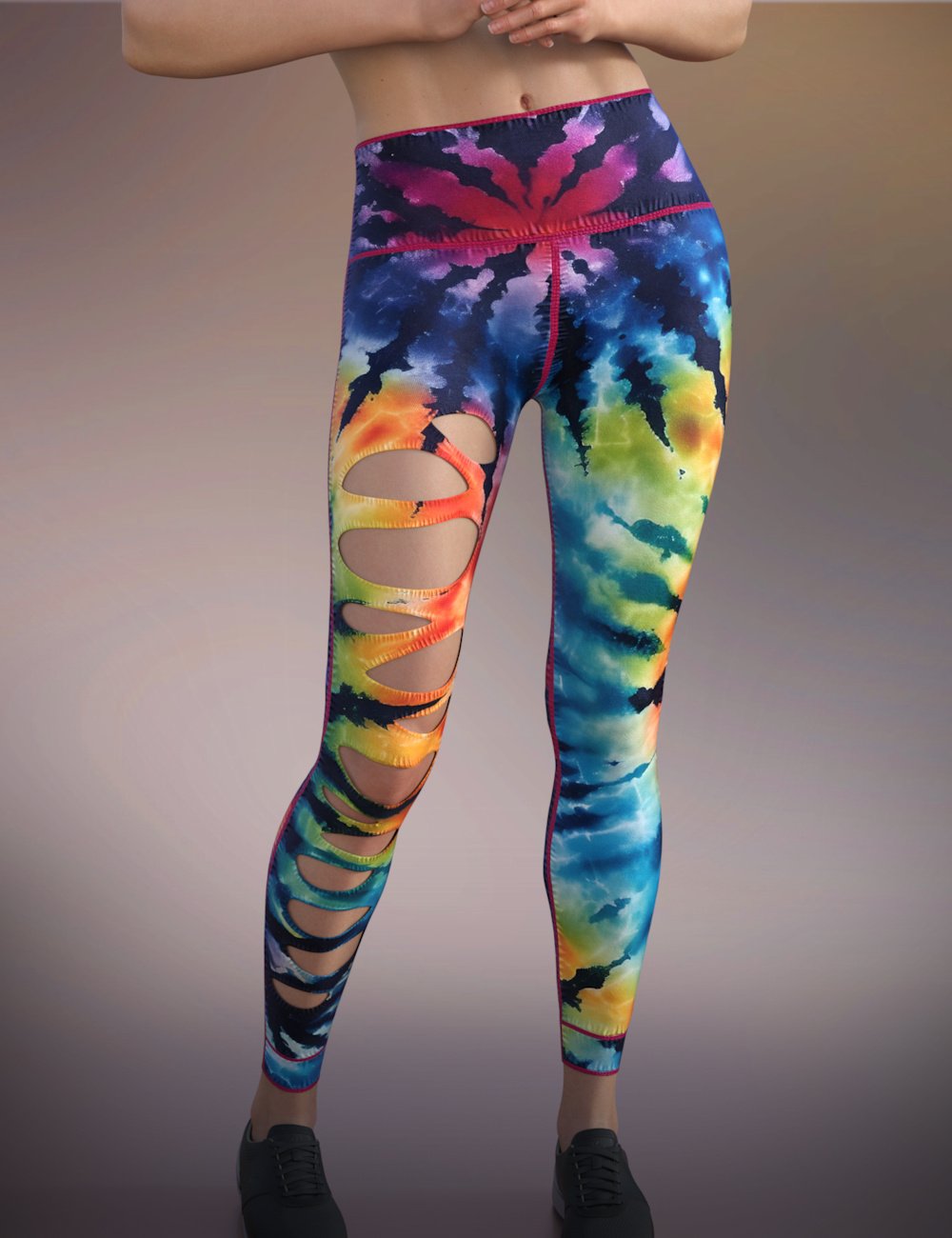 dForce Singles: Get Ripped for Genesis 9 and 8 Female by: ~Wolfie~, 3D Models by Daz 3D