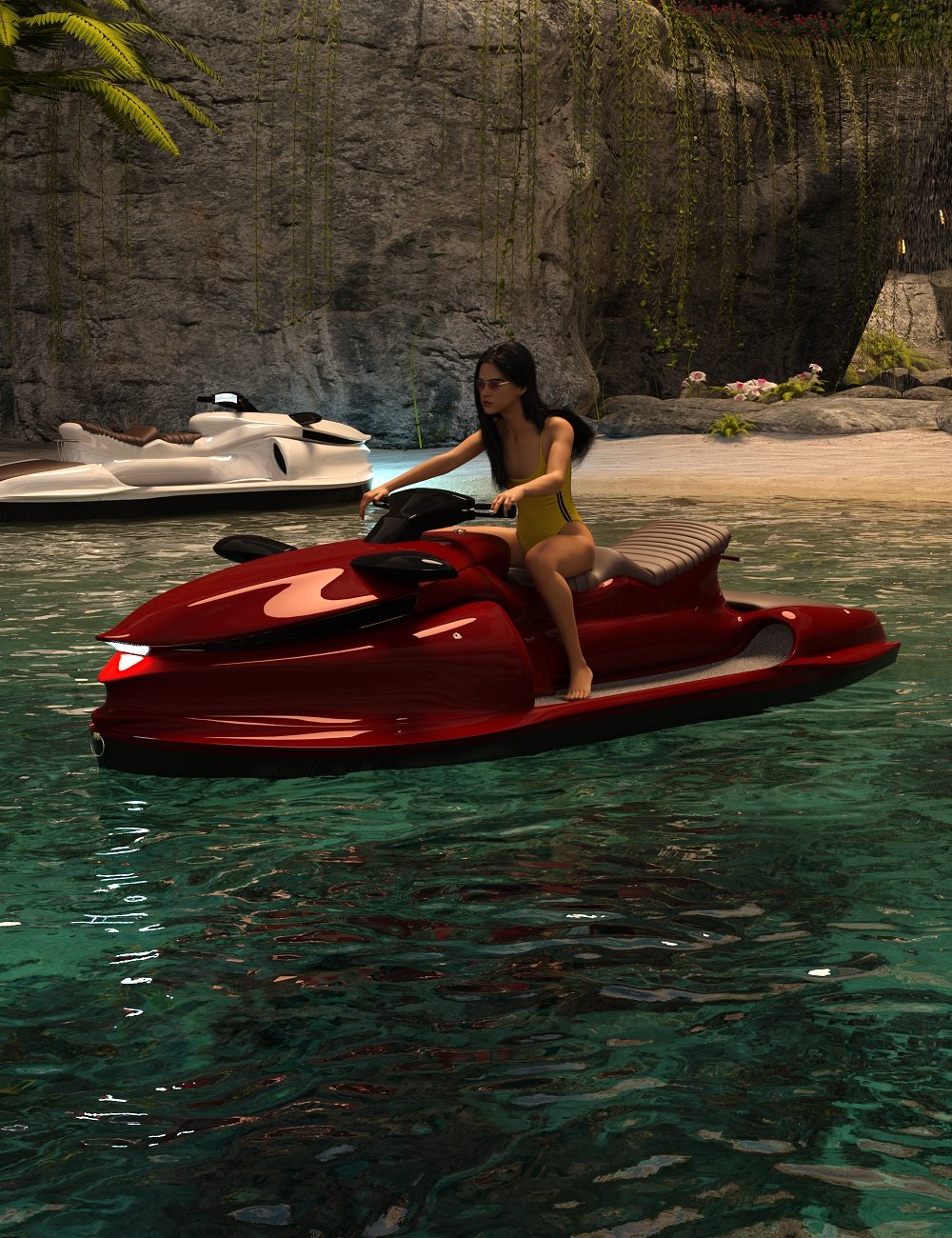 PW WaterScooter by: PW Productions, 3D Models by Daz 3D