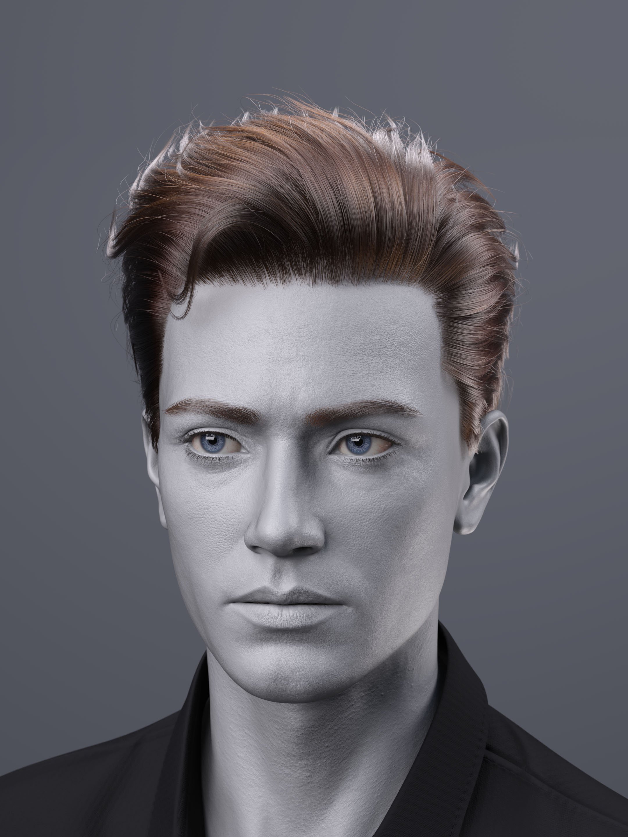 dForce FV Dramatic Side Sweep Hair for Genesis 9