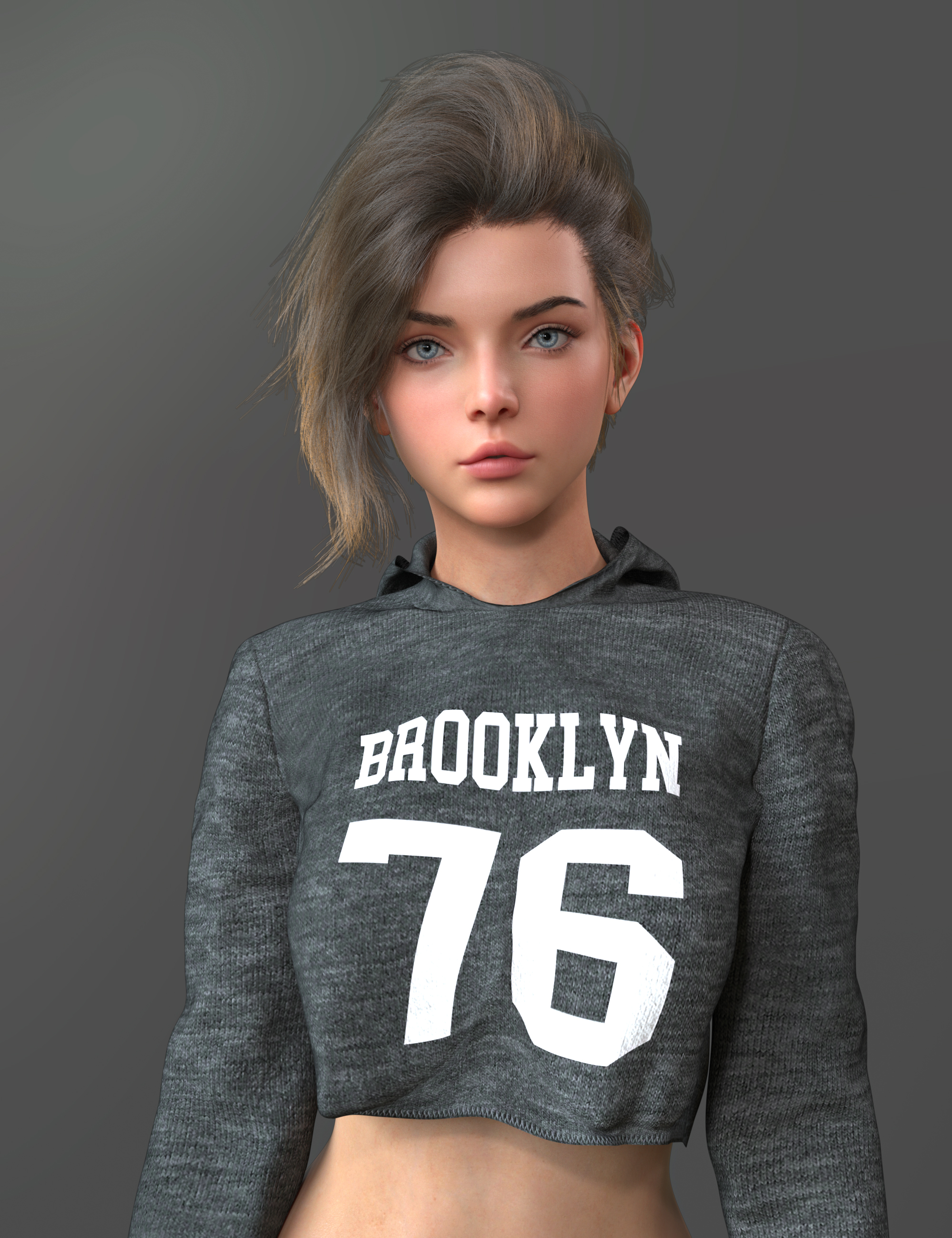 dForce Vinn Hair and MB Vinn for Genesis 9 Feminine