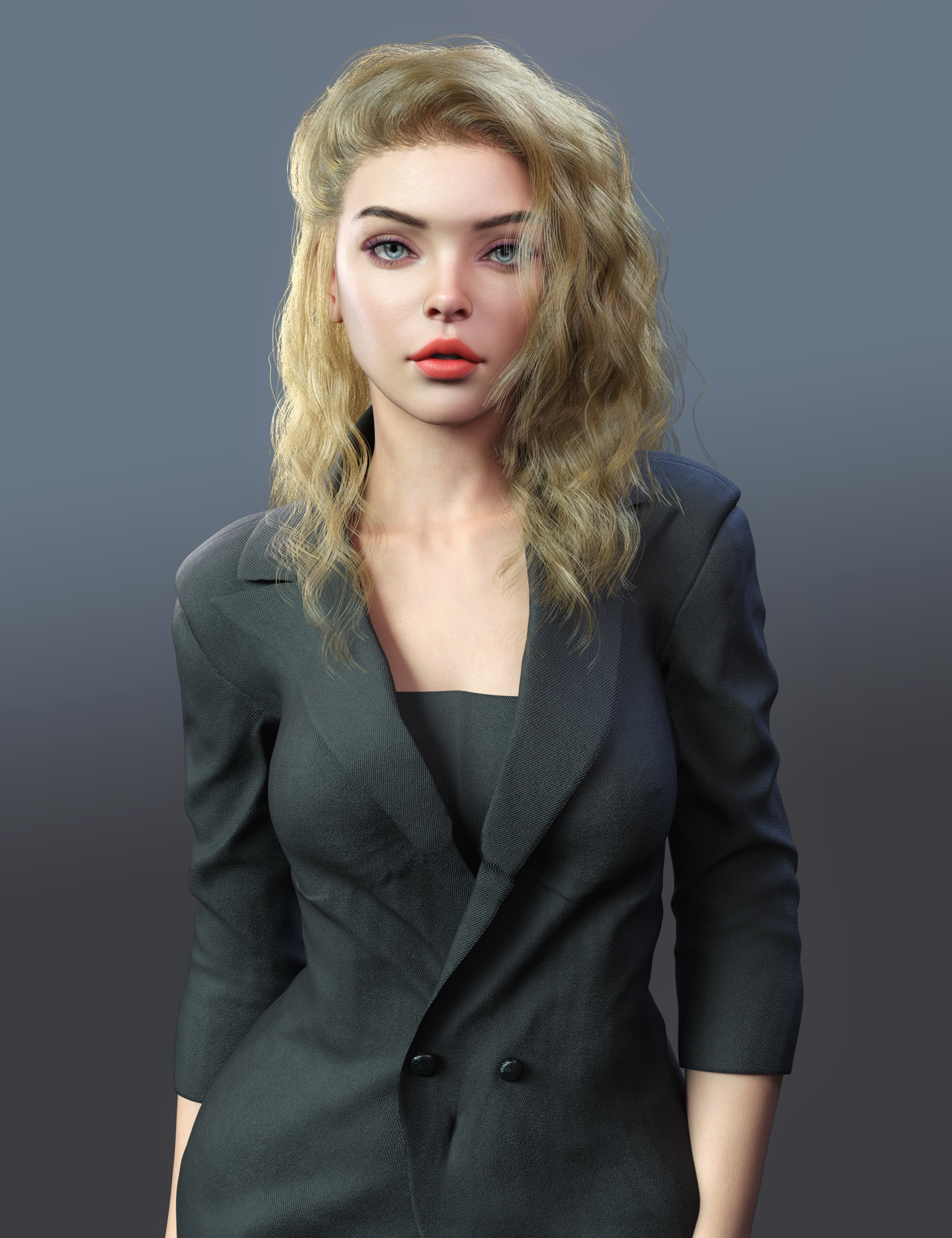 dForce Geanna Hair and MB Geanna for Genesis 9 Feminine