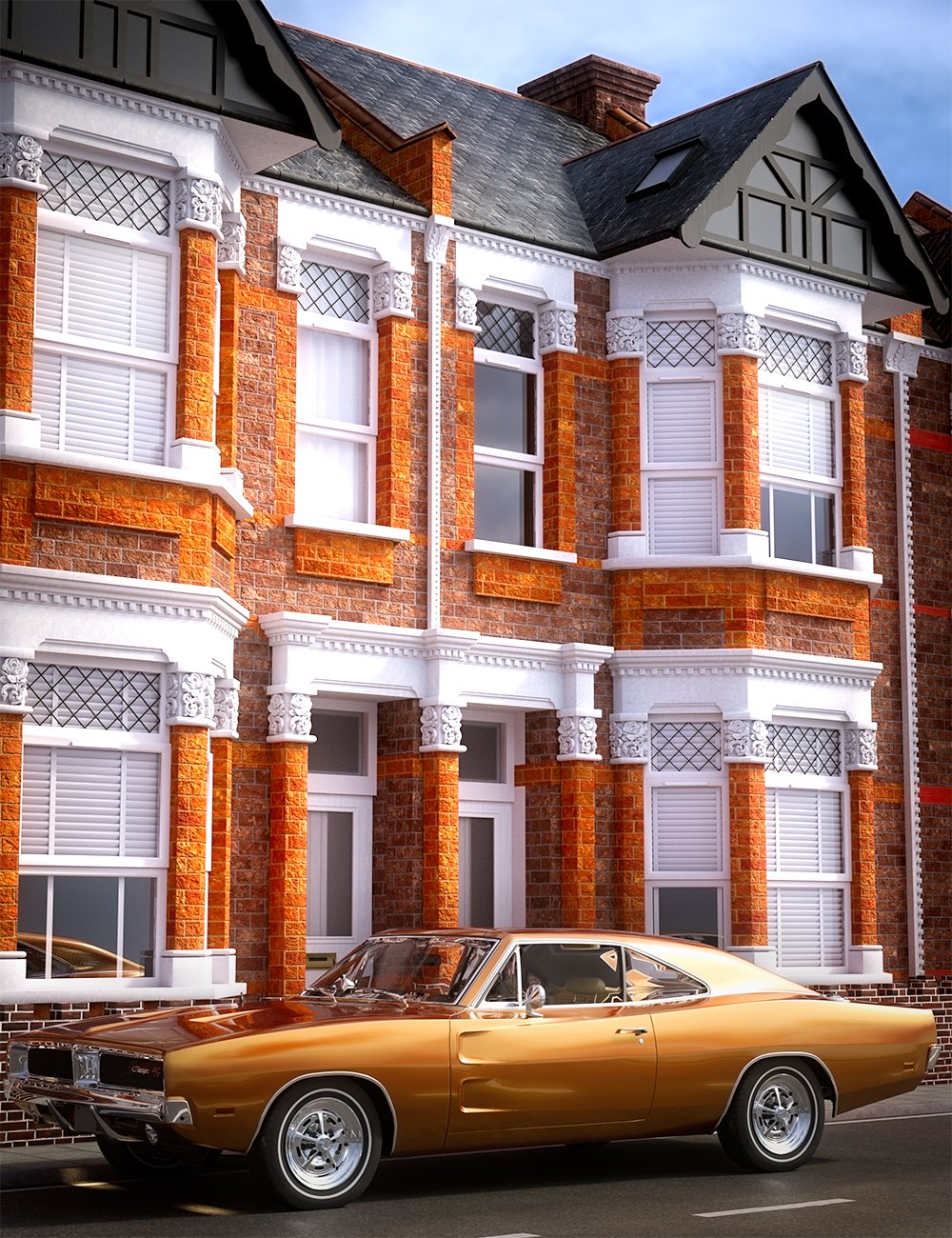 FN SAN Street by: Feng, 3D Models by Daz 3D