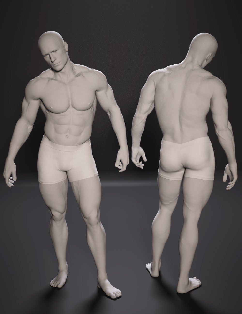 MM3D Hero HD Shapes for Genesis 9 Masculine