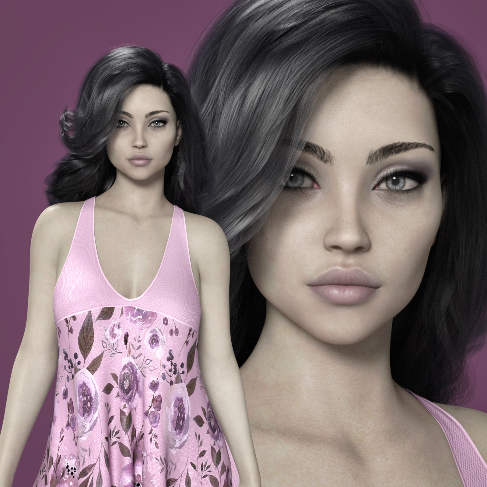 MbM Alessandra for Genesis 8 Female by: Heatherlly, 3D Models by Daz 3D
