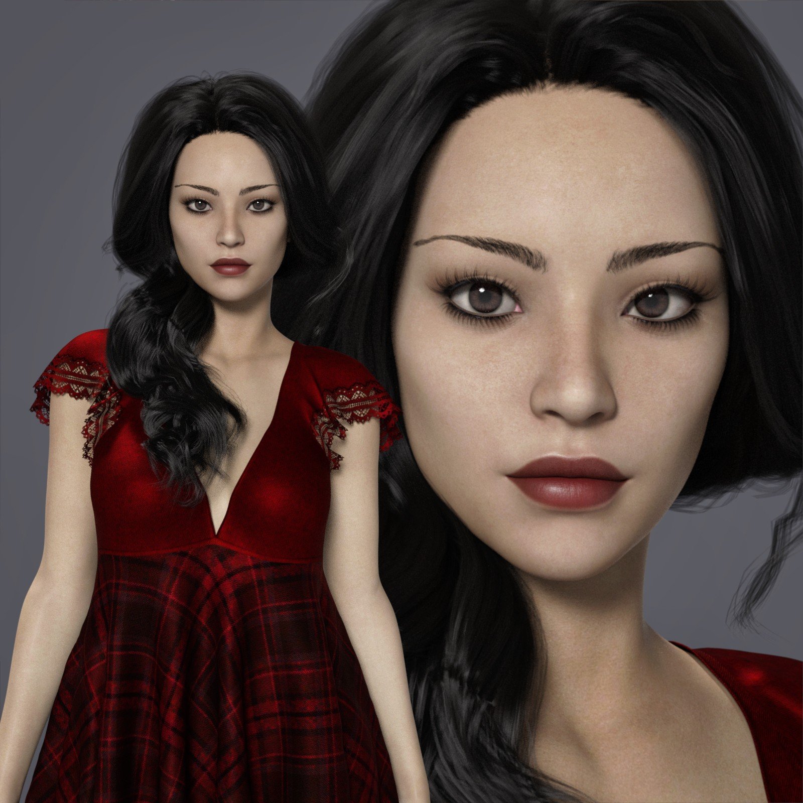 MbM Brenna for Genesis 8 Female by: Heatherlly, 3D Models by Daz 3D