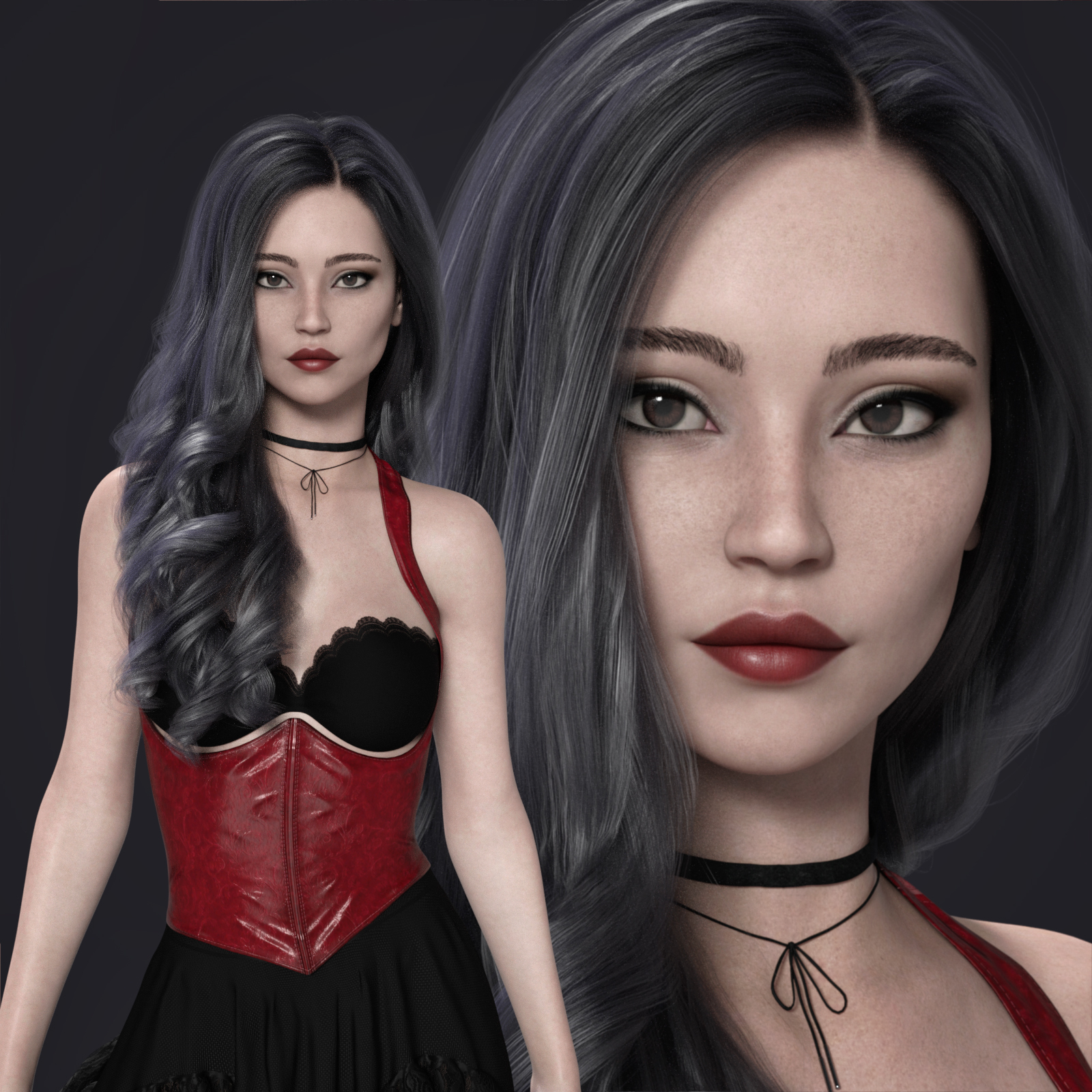MbM Camille for Genesis 8 Female by: Heatherlly, 3D Models by Daz 3D