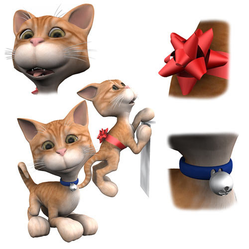 Toonimal Kitty by: , 3D Models by Daz 3D