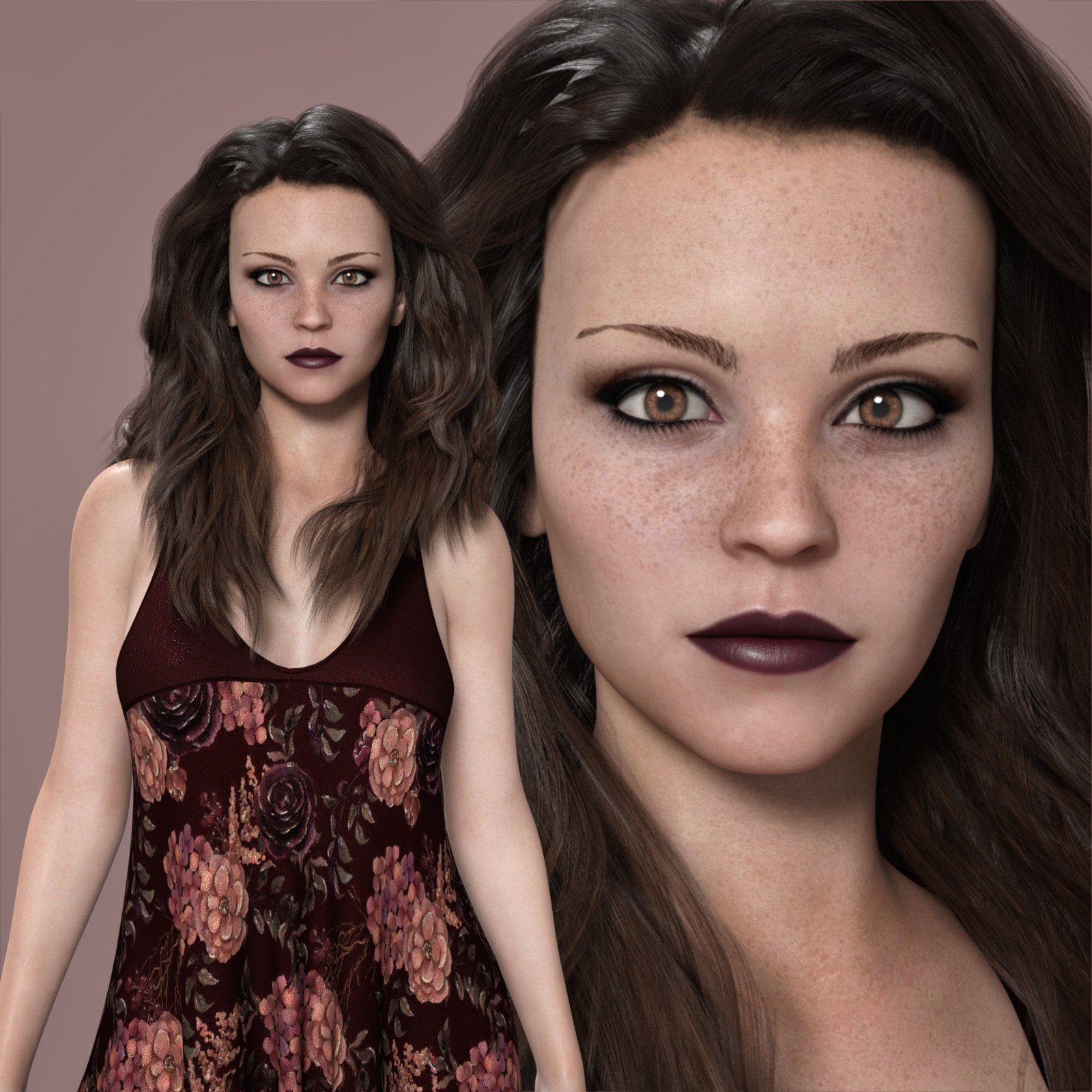 MbM Emmy for Genesis 8 Female by: Heatherlly, 3D Models by Daz 3D
