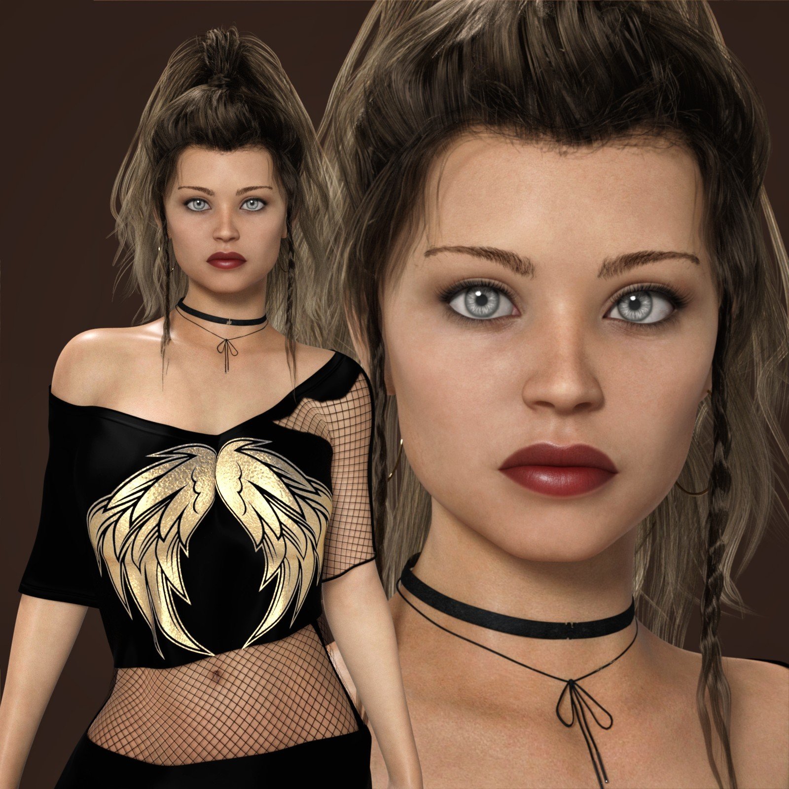 MbM Sabrina for Genesis 8 Female by: Heatherlly, 3D Models by Daz 3D