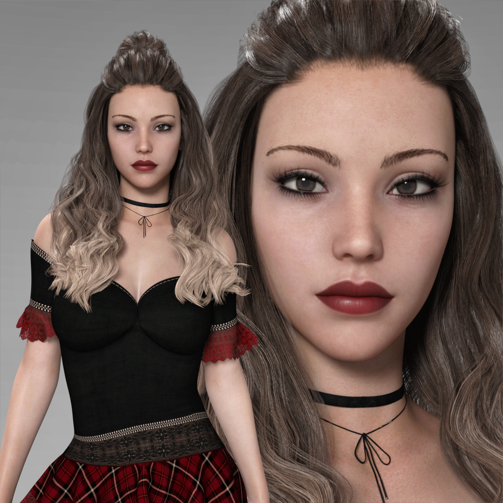 MbM Rosalie for Genesis 8 Female by: Heatherlly, 3D Models by Daz 3D