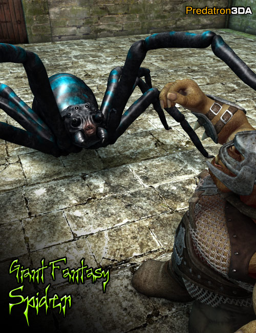 Giant Fantasy Spider by: Predatron, 3D Models by Daz 3D