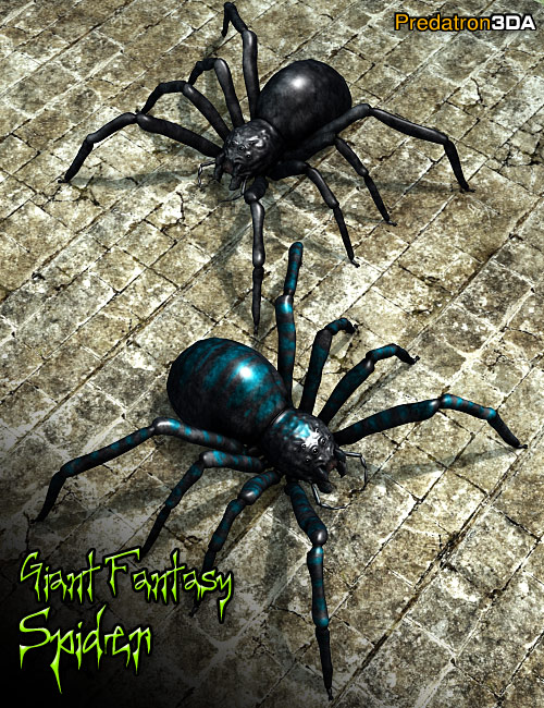 Giant Fantasy Spider by: Predatron, 3D Models by Daz 3D
