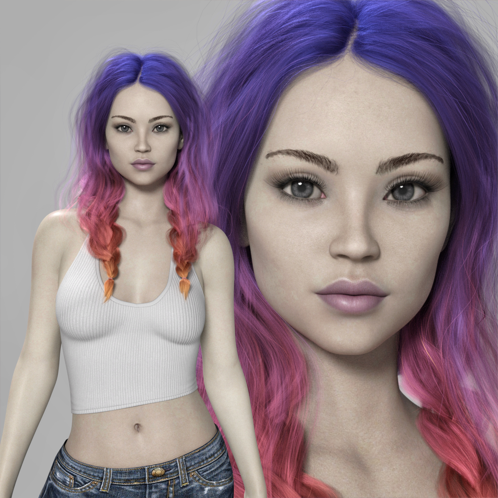 MbM Nyssa for Genesis 8 Female by: Heatherlly, 3D Models by Daz 3D
