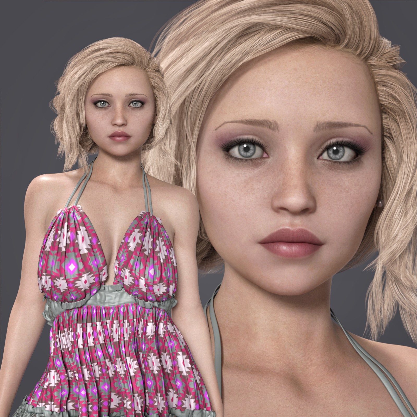 MbM Laurel for Genesis 8 Female by: Heatherlly, 3D Models by Daz 3D