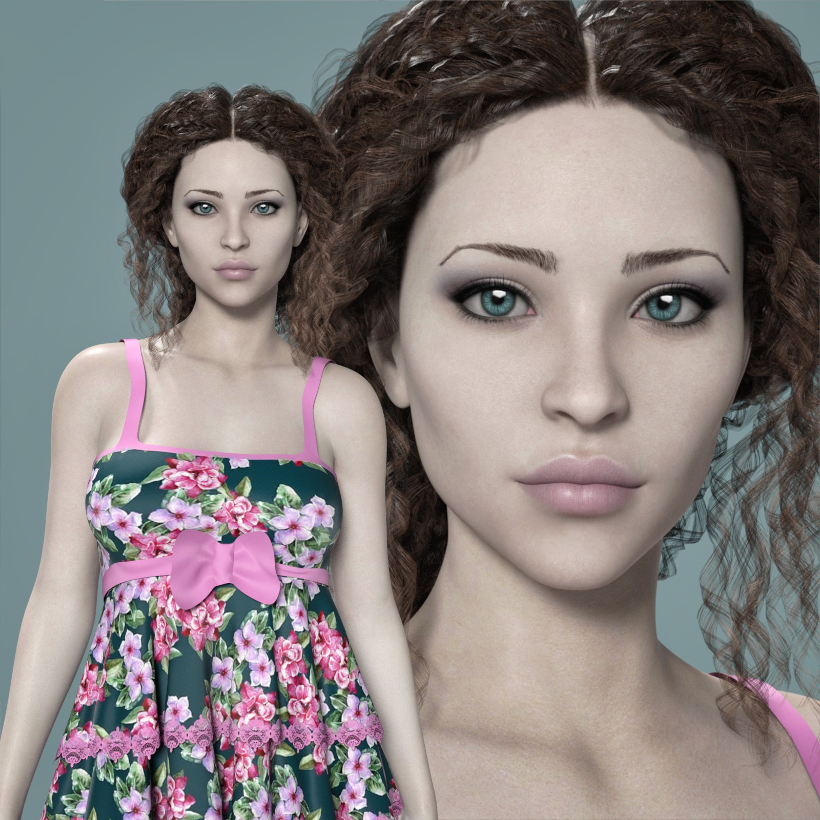 MbM Lorelai for Genesis 8 Female by: Heatherlly, 3D Models by Daz 3D