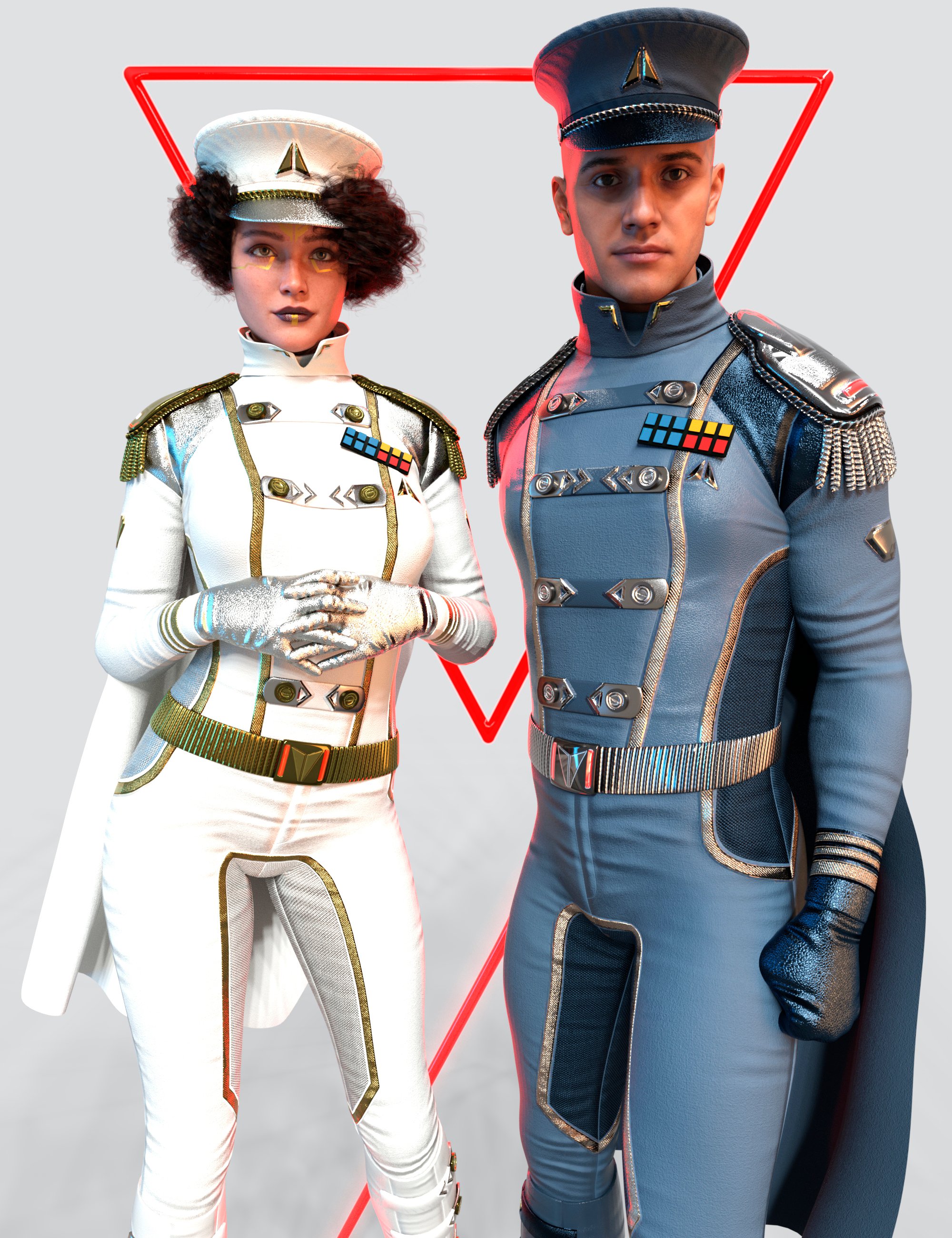 dForce Space Commander for Genesis 9 Texture Expansion