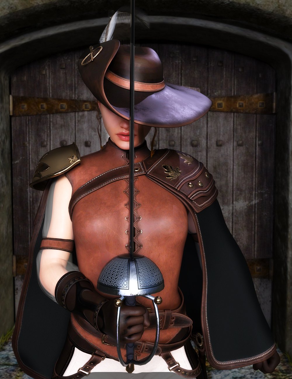 The Duelist Outfit for Genesis 8, 8.1 and 9