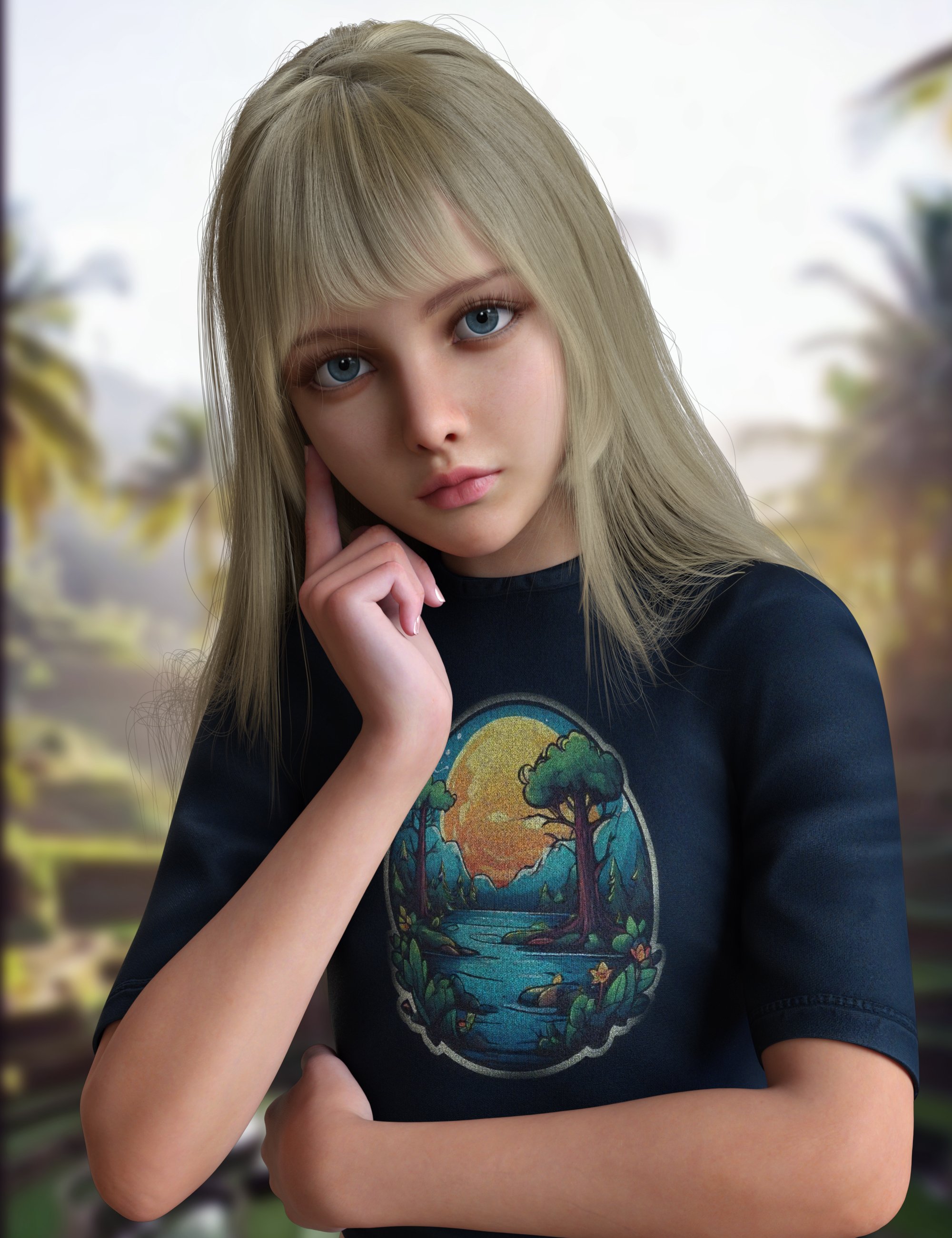 Vo Yuno Young HD for Genesis 9 by: VOOTW, 3D Models by Daz 3D