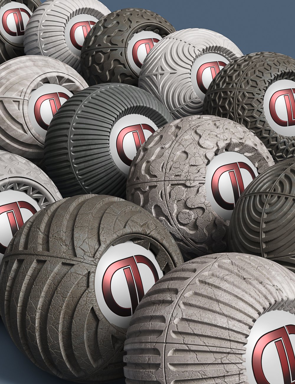 DD PBR Concrete Panel Shaders for Iray Vol 2 by: Digital Delirium, 3D Models by Daz 3D