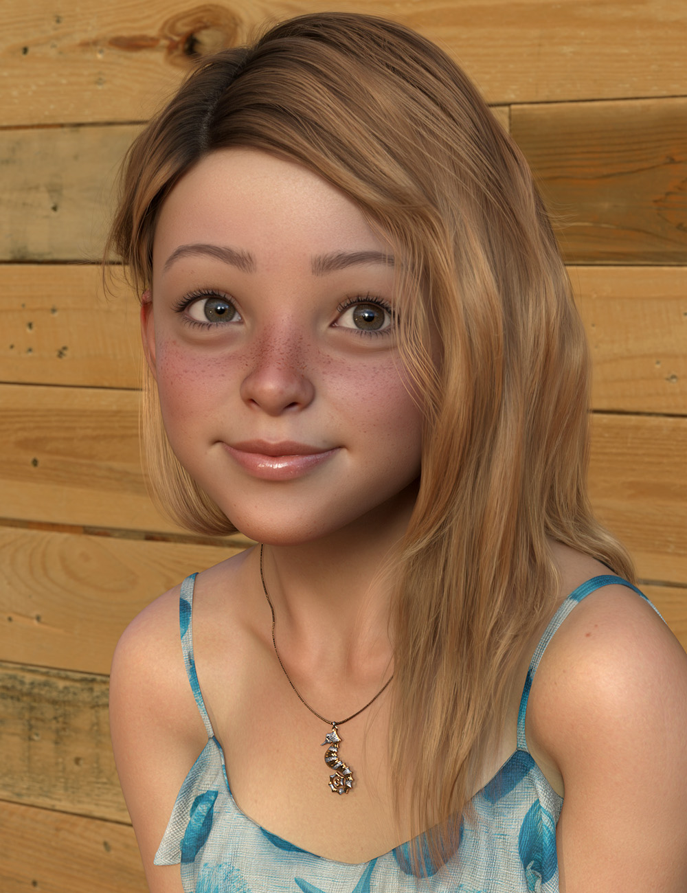 Morgan Female Hair with dForce for Genesis 9 by: 3D Universe, 3D Models by Daz 3D