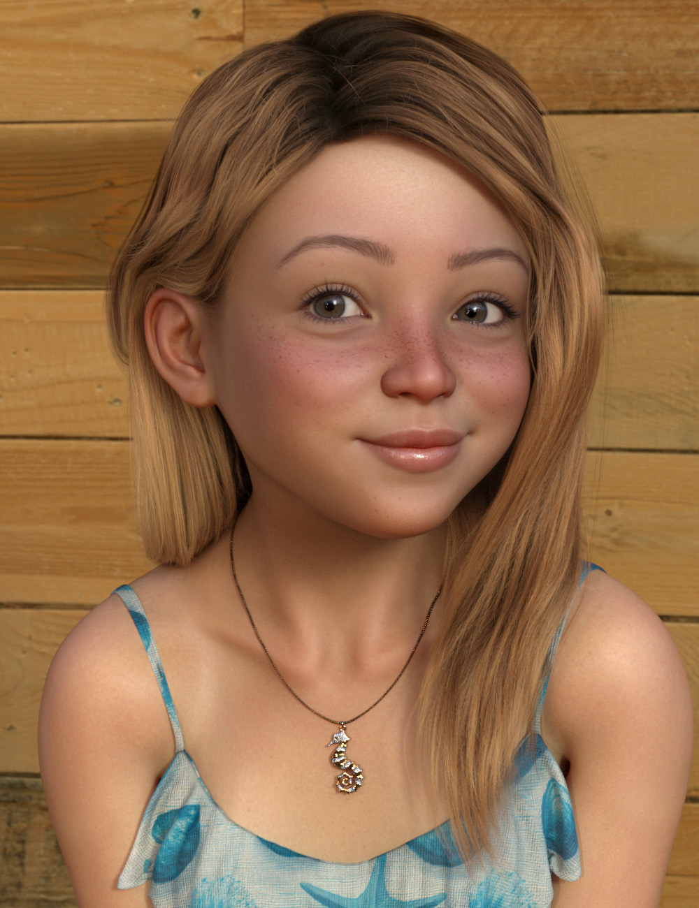 Morgan Female Hair with dForce for Genesis 9