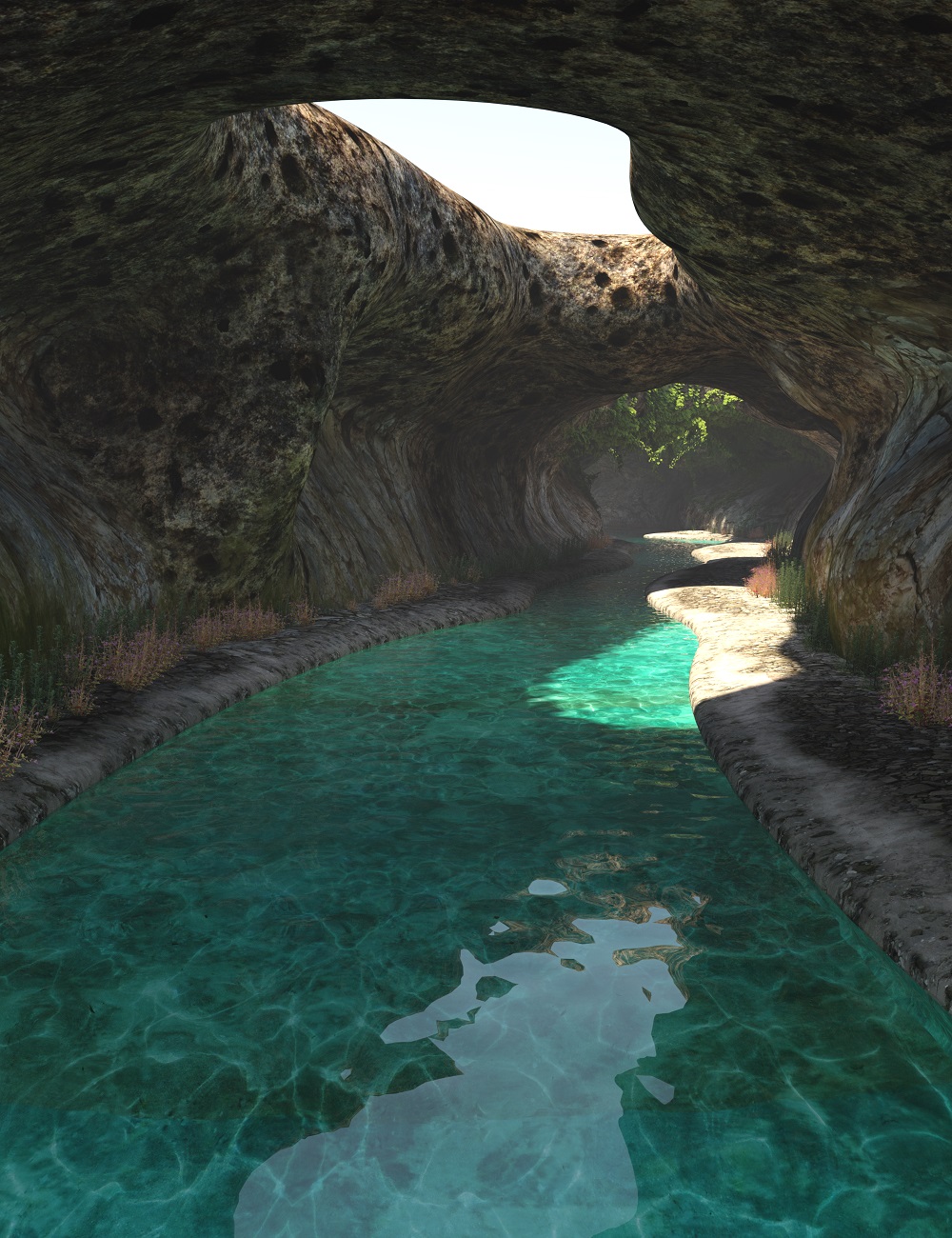 PW Subterranean River by: PW Productions, 3D Models by Daz 3D