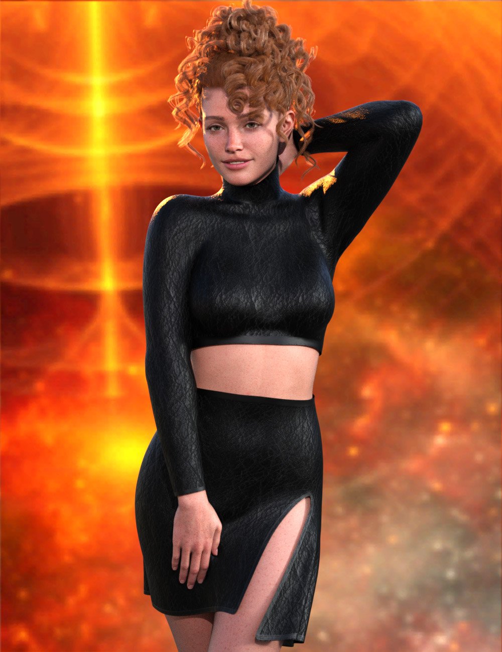 SIC dForce Joni Set for Genesis 9 by: Sisters In Chaos, 3D Models by Daz 3D