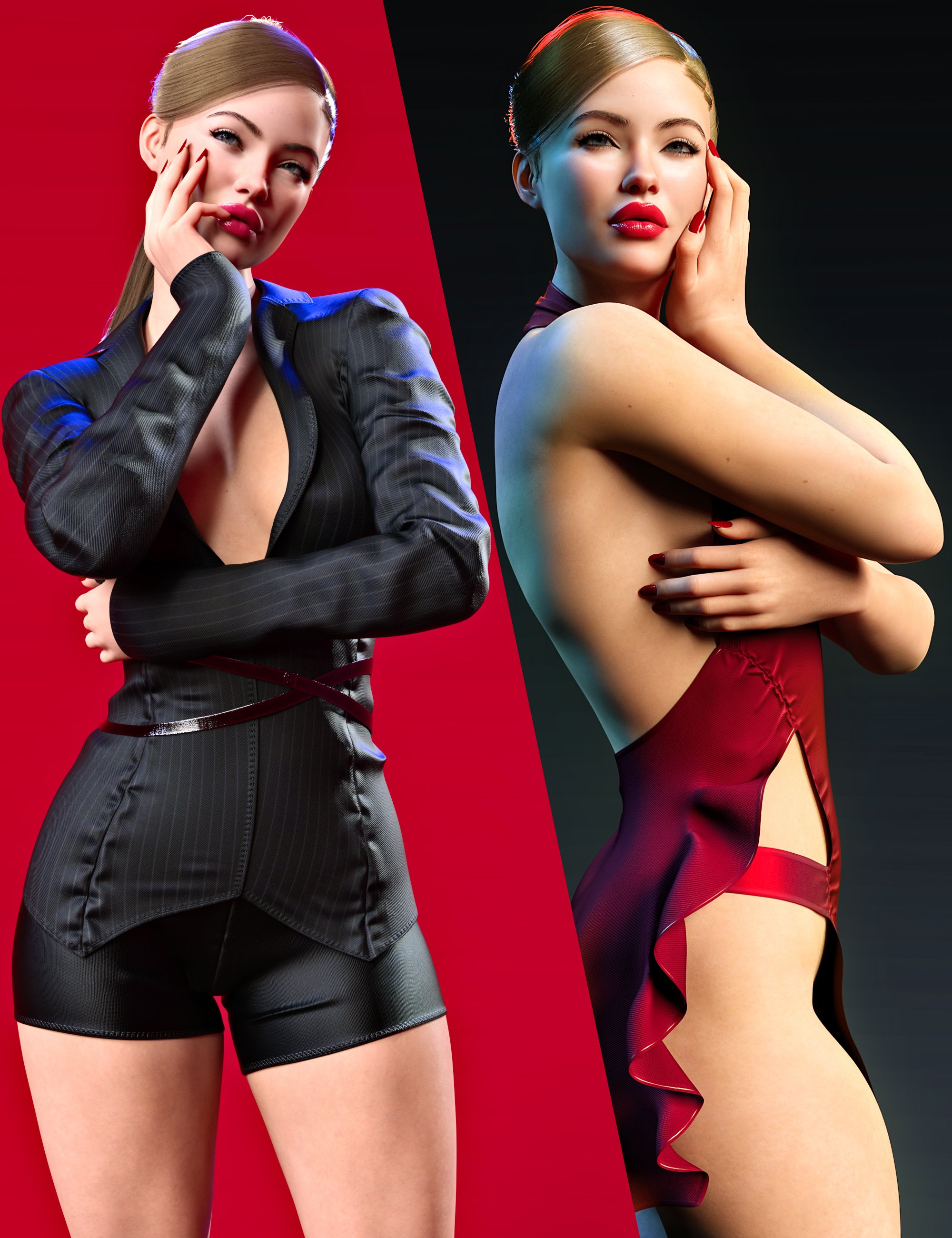 Z All About the Hands Poses for Genesis 9 and 8 Female by: Zeddicuss, 3D Models by Daz 3D