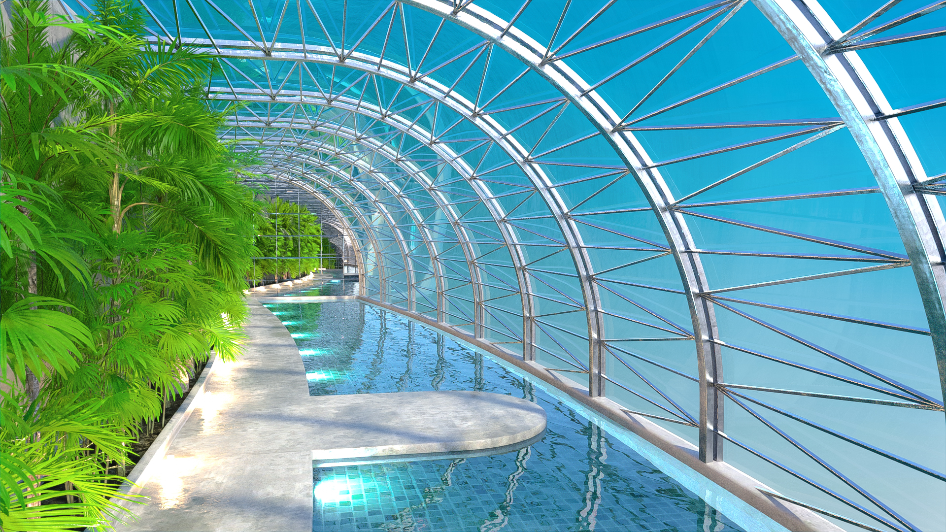 Window Water Tunnel | Daz 3D