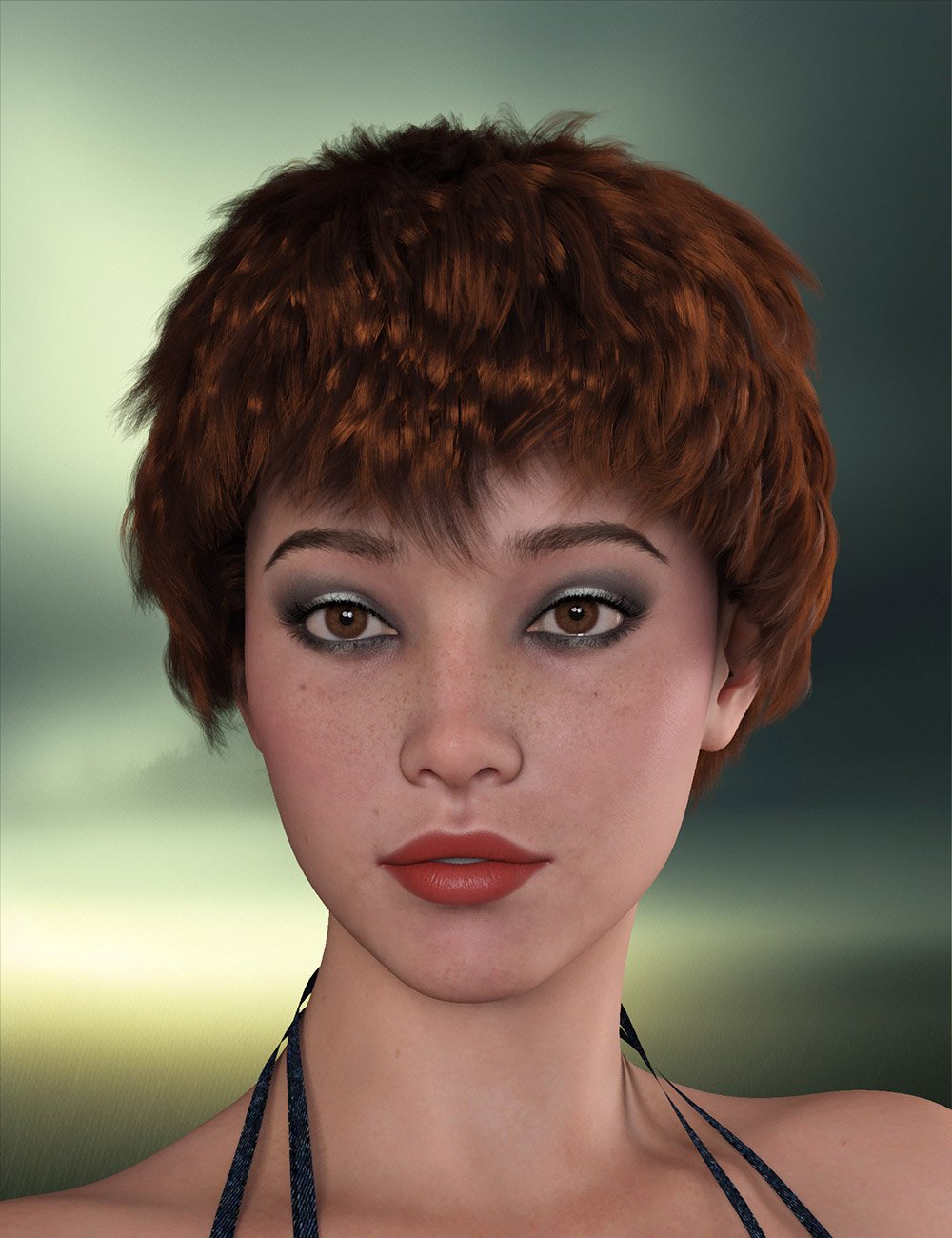 Soli Hair For Genesis 9 by: Prae, 3D Models by Daz 3D