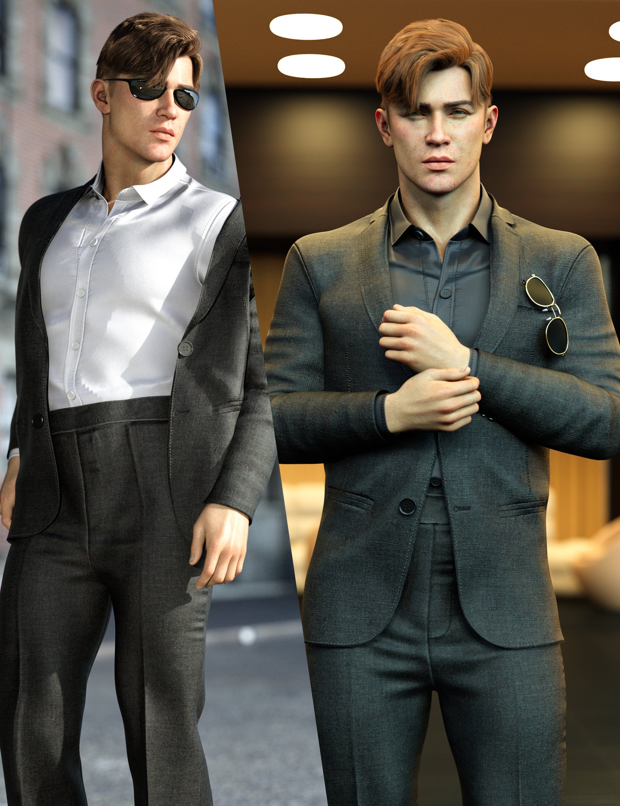 Z Gentlemanly Manner Pose Mega Set for Genesis 9 and 8 Male by: Zeddicuss, 3D Models by Daz 3D