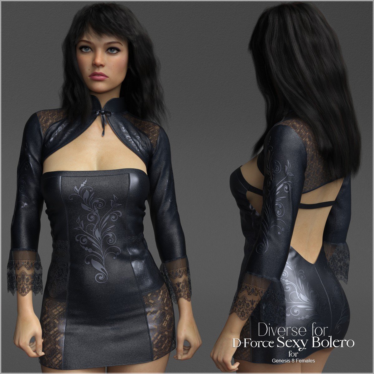 Diverse for D-Force Sexy Bolero by: antje, 3D Models by Daz 3D