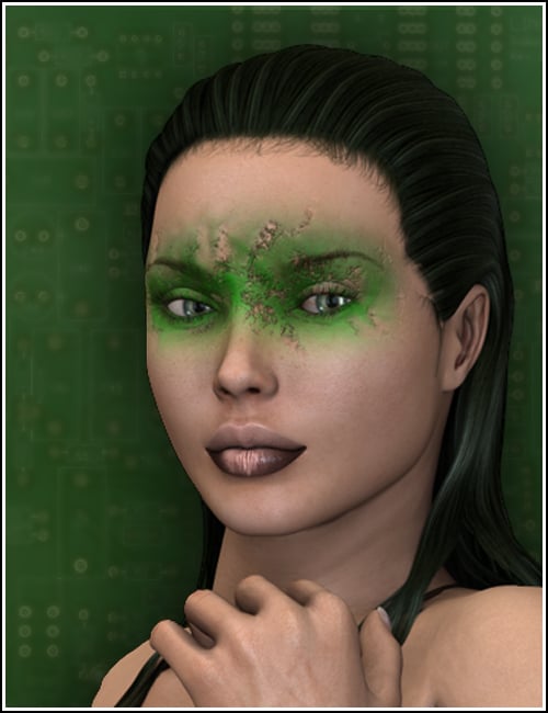 Instant Makeup SciFi Tech A | Daz 3D