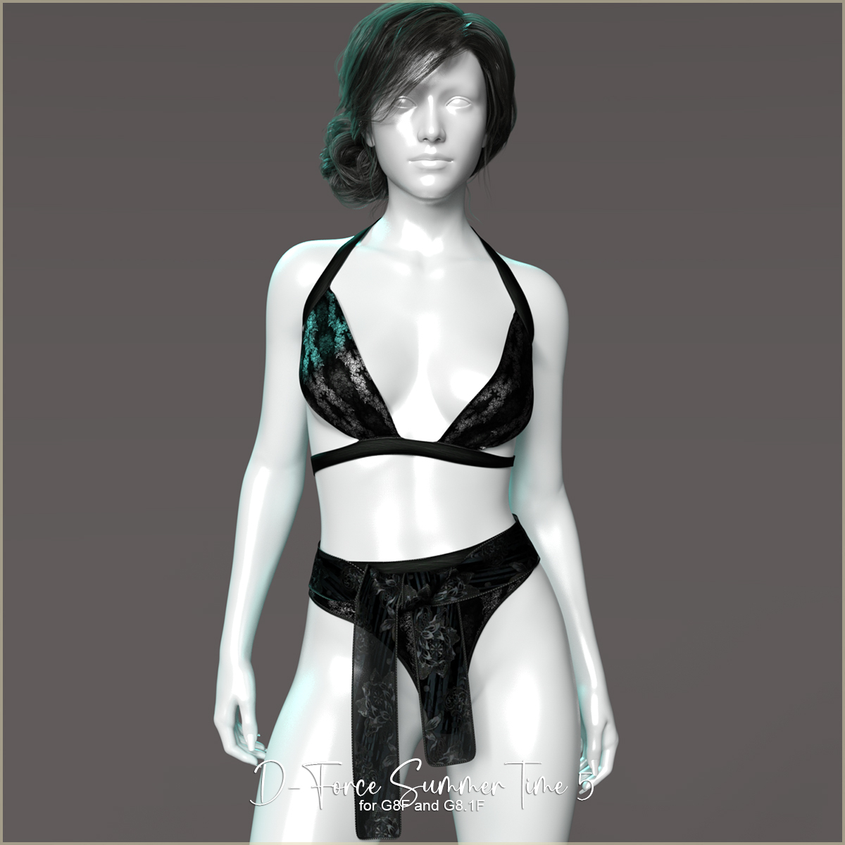 D-Force SummerTime 5 for G8F and G8.1F by: antje, 3D Models by Daz 3D