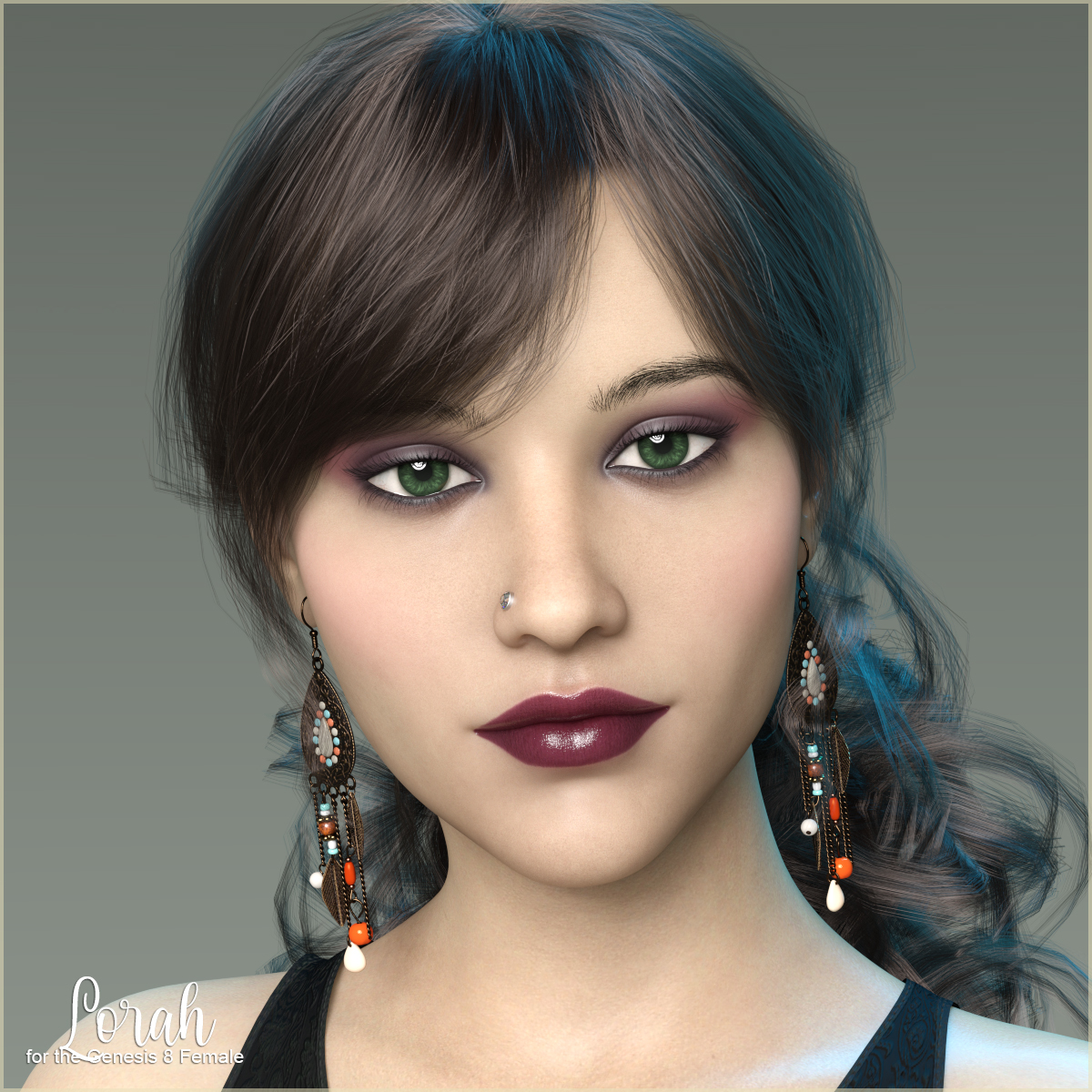 Lorah for G8F by: antje, 3D Models by Daz 3D
