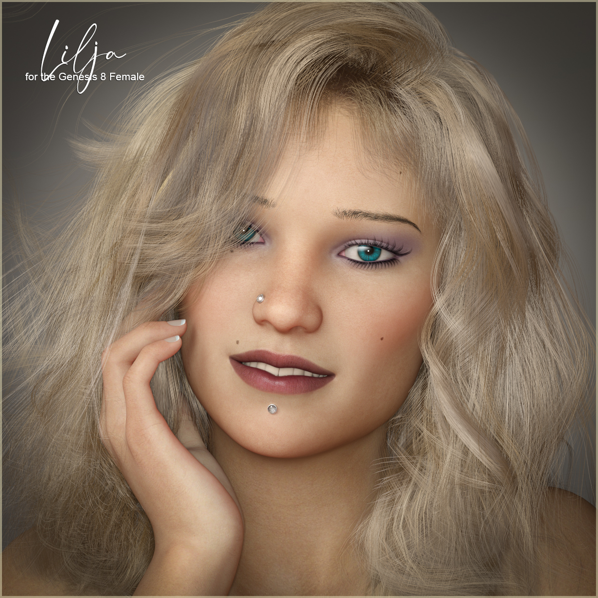 Lilja for G8F by: antje, 3D Models by Daz 3D