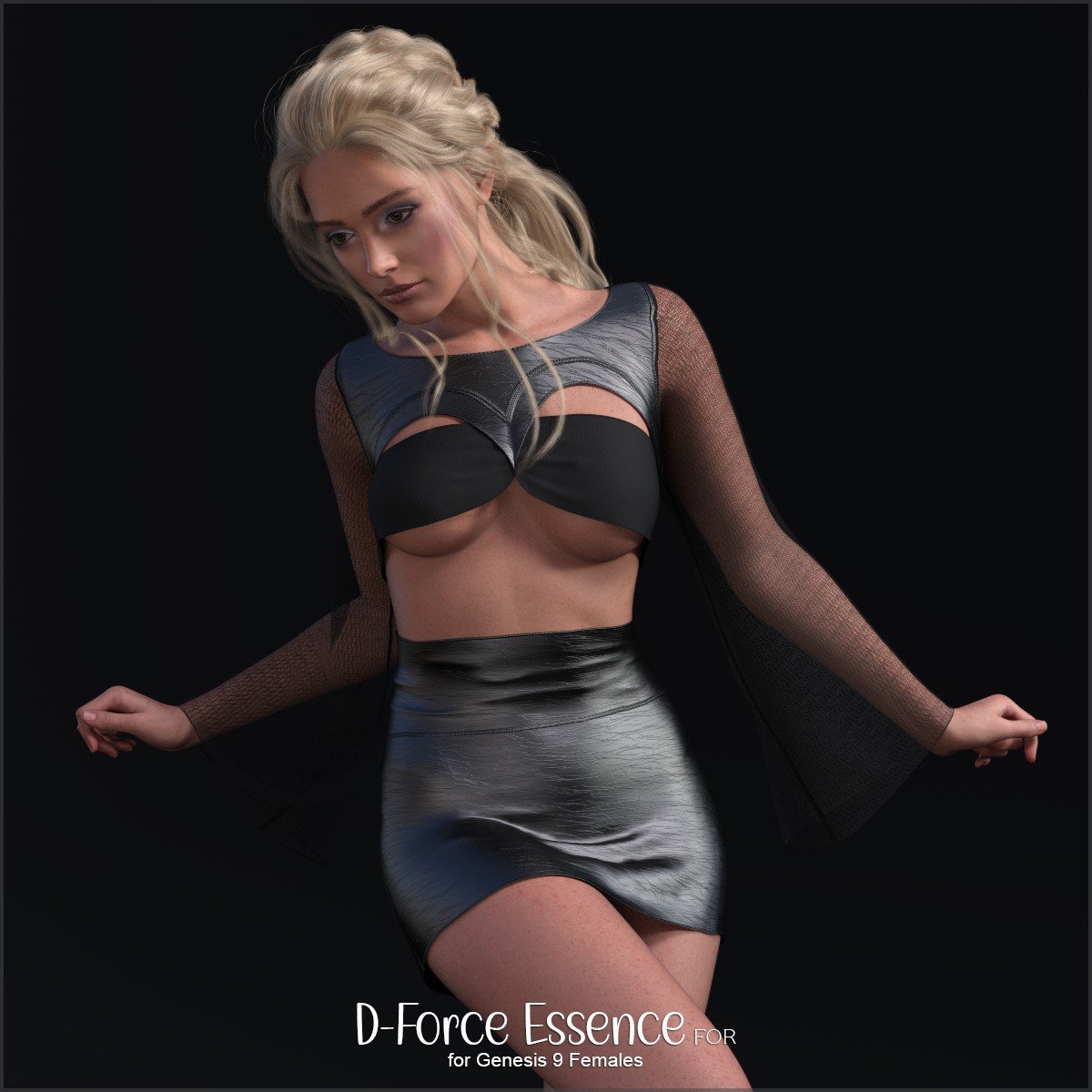 D-Force Essence for Genesis 9 Females by: antje, 3D Models by Daz 3D