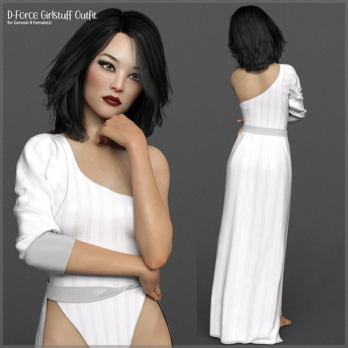 D-Force Girlstuff for G8F by: antje, 3D Models by Daz 3D