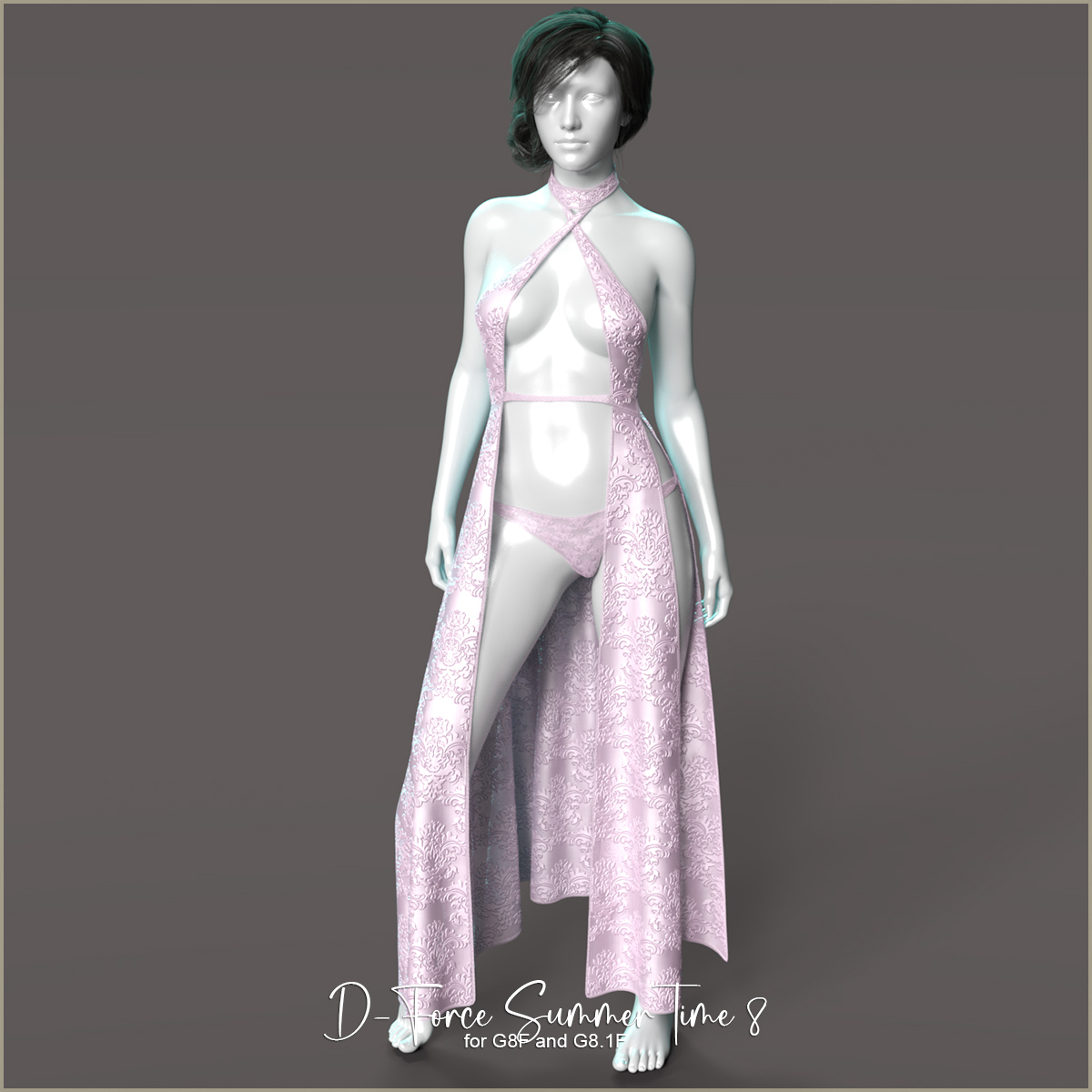 D-Force SummerTime 8 for G8F and G8.1F by: antje, 3D Models by Daz 3D