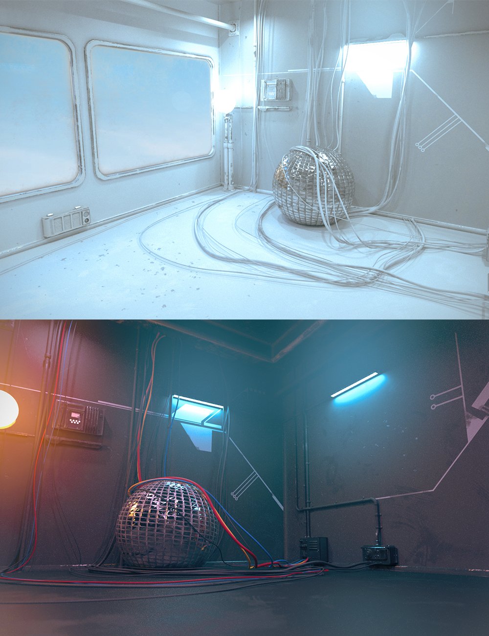 Polish Secret Sci-Fi Room by: Polish, 3D Models by Daz 3D