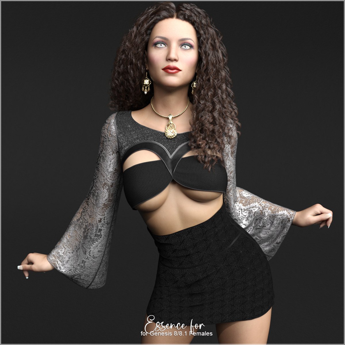 D-Force Essence for G8F and G8.1F by: antje, 3D Models by Daz 3D