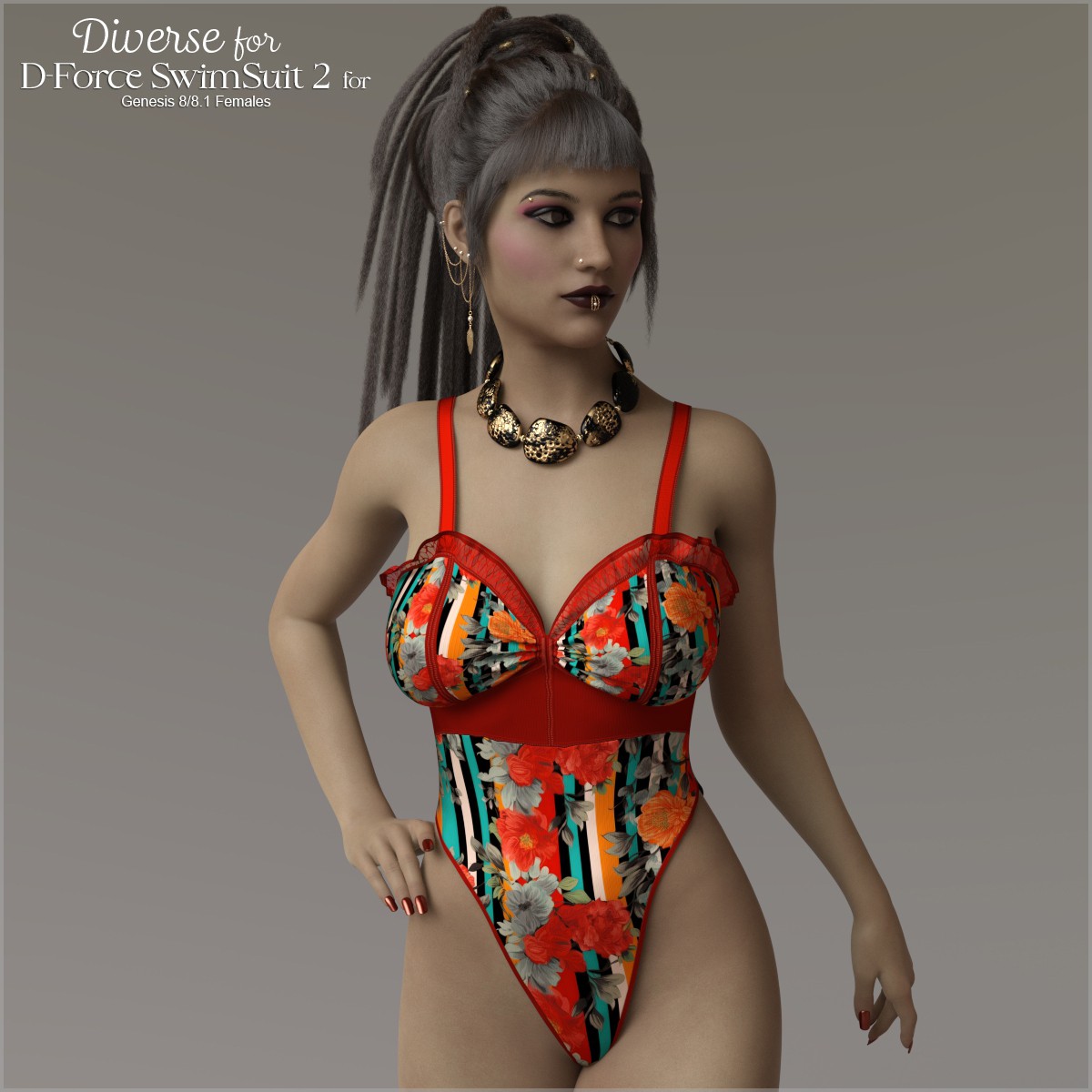 Diverse for D-Force SwimSuit 2 by: antje, 3D Models by Daz 3D
