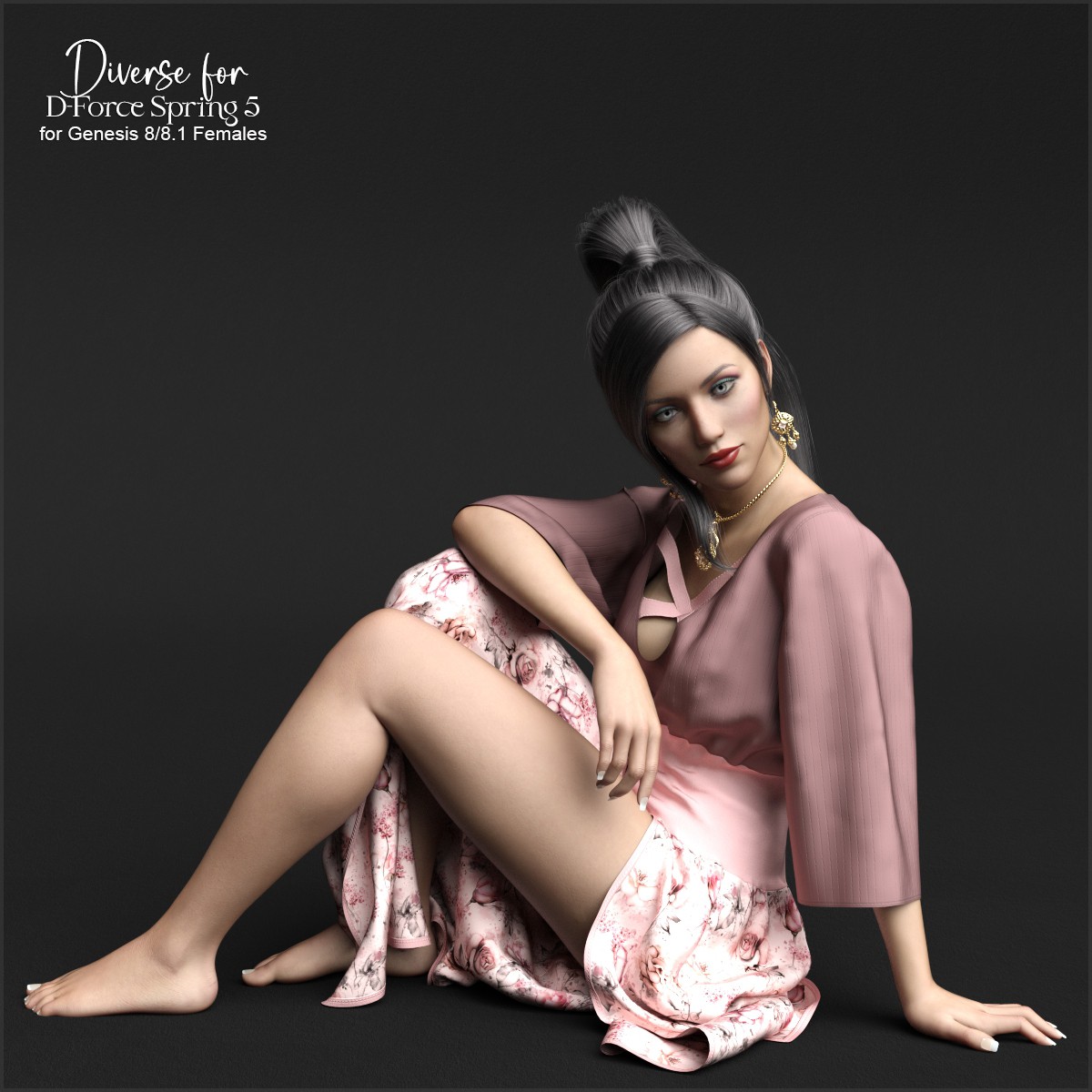 Diverse for Spring 5 for G8F and G8.1F by: antje, 3D Models by Daz 3D