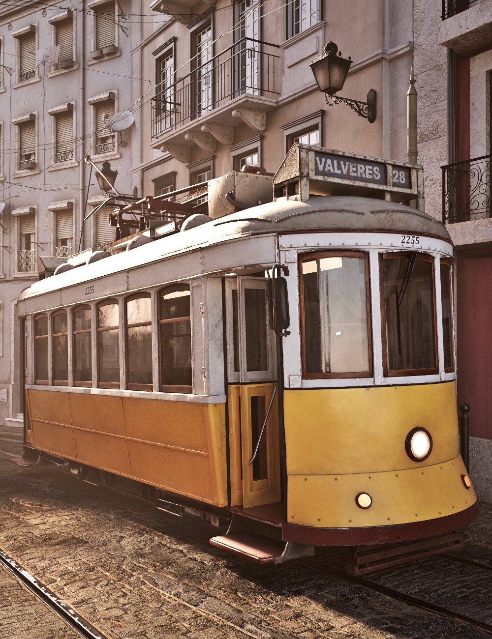 XI Tram of Lisbon by: Xivon, 3D Models by Daz 3D