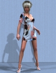 Kimono Dress by: OptiTex, 3D Models by Daz 3D