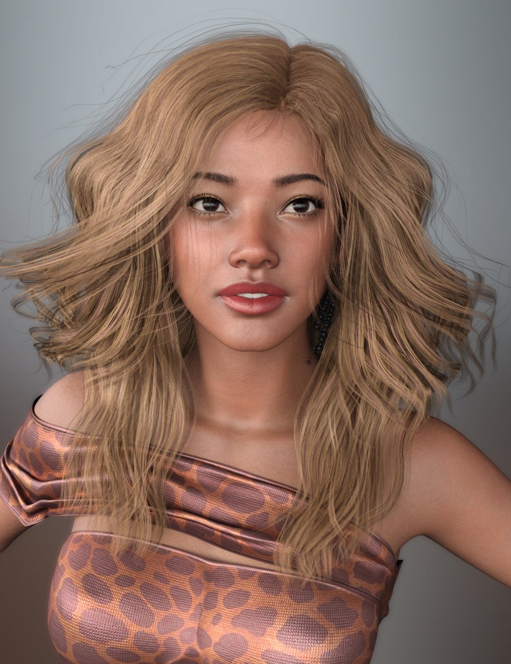 SWAM´s Vega Hair for Genesis 9 by: SWAM, 3D Models by Daz 3D