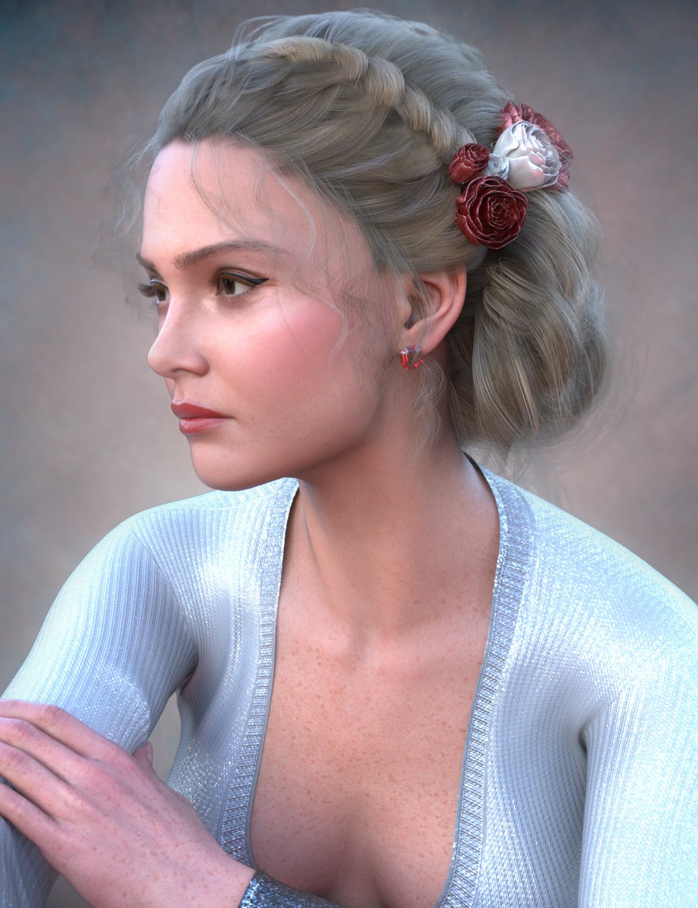 Alinya Hair for Genesis 9 by: Propschick, 3D Models by Daz 3D