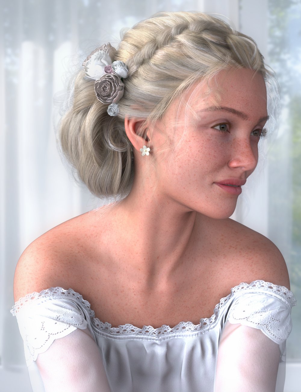 Alinya Hair for Genesis 9