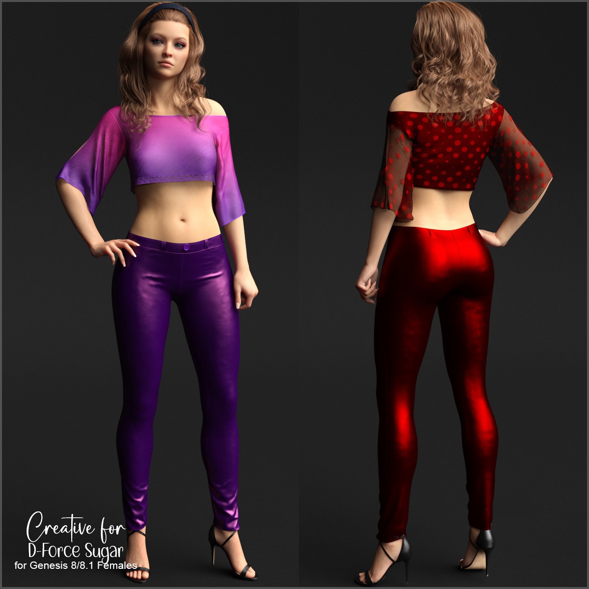 Creative for Sugar for G8F and G8.1F by: antje, 3D Models by Daz 3D