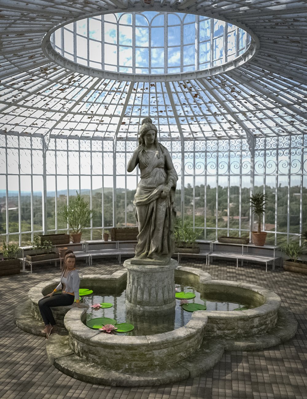 OR3D Winter Garden by: RedCrow3DArtOdyssey, 3D Models by Daz 3D